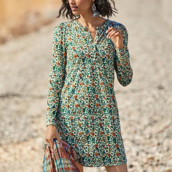 Peruvian Connection Dresses & Skirts - Peruvian Connection Pima cotton Prairie Flower Dress Boho size Xs